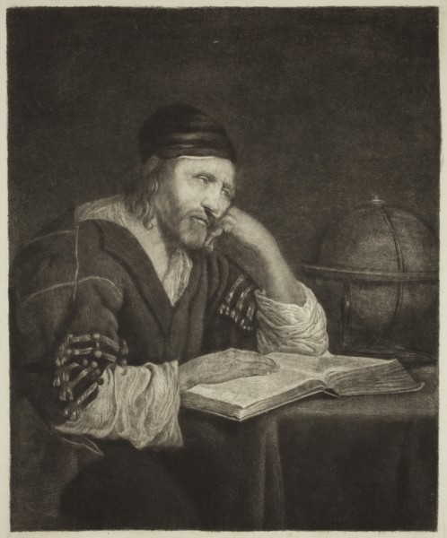 William Baillie, English, 1723-1810, after Gerard ter Borch, Dutch, 1617-1681, Student Sitting