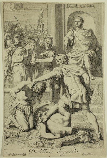 Gerard de Lairesse, Flemish, 1641-1711, The Proud Vanquished, between late 17th and early 18th