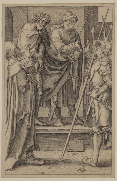 Unknown (Dutch), after Lucas van Leyden, Netherlandish, 1494-1533, Ecce Homo, between 1521 and