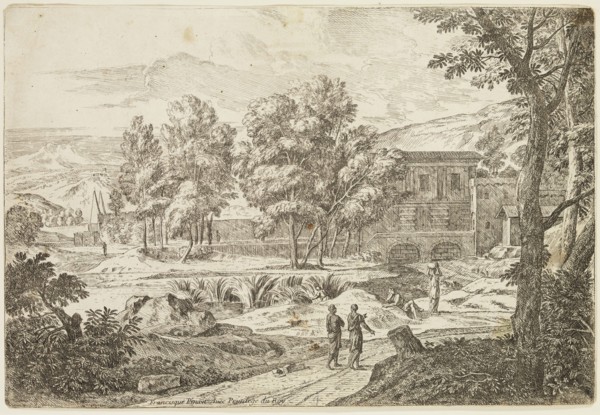 Jean François Millet, Flemish, 1642-1679, Les deux hommes marchant de compagnie, 17th century,