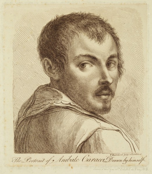 Francesco Bartolozzi, Italian, 1727-1815, after Annibale Carracci, Italian, 1560-1609, Annibale