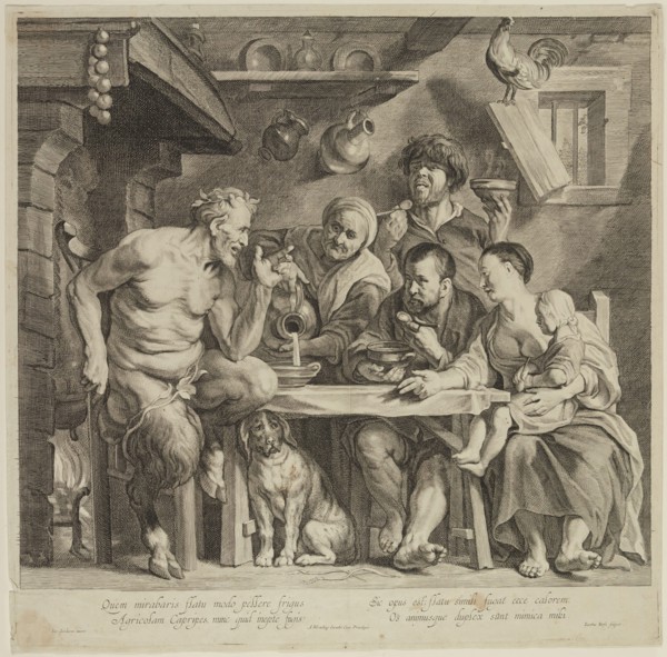 Jacob Neefs, Flemish, 1610-1660, after Jacob Jordaens, Flemish, 1593-1678, Abraham Blooteling,