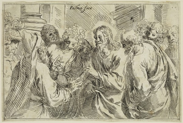 Jacopo Palma, Italian, 1544-1628, Christ and the Woman Taken in Adultery, between 16th and 17th