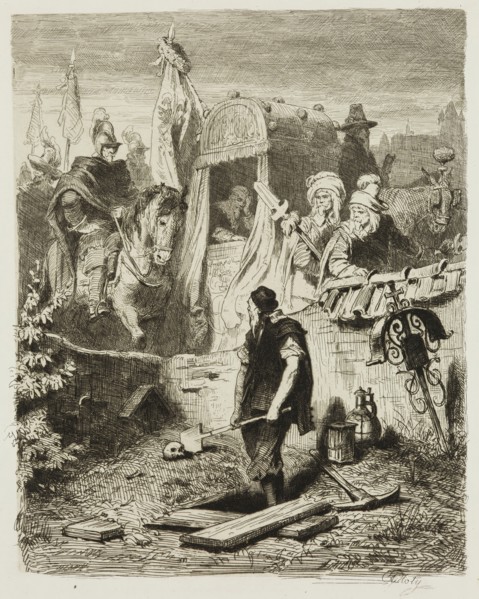 Carl Theodor Piloty, German, 1826-1886, Wallenstein's March to Eger, between mid-19th and late 19th