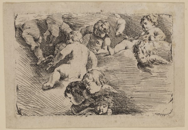 Jan de Bisschop, Dutch, 1628-1671, after Cornelis van Poelenburgh, Dutch, 1594/95 - 1667, Four