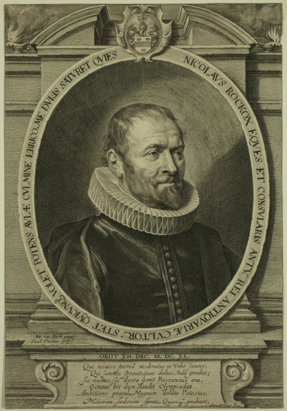 Paul Pontius, Flemish, 1603-1658, after Anton van Dyck, Flemish, 1599-1641, Nicolaus Rockox, 1639,