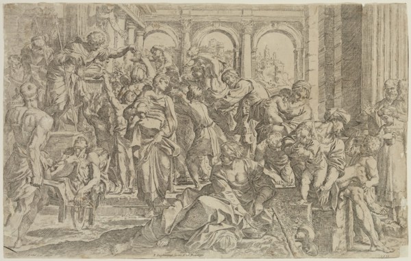 Guido Reni, Italian, 1575-1642, after Annibale Carracci, Italian, 1560-1609, Saint Roch