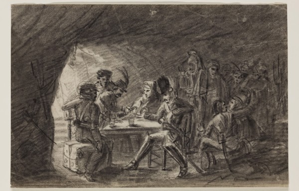 Hippolyte Lecomte, French, 1781-1857, Scene with Bandit, between late 18th and mid-19th century,