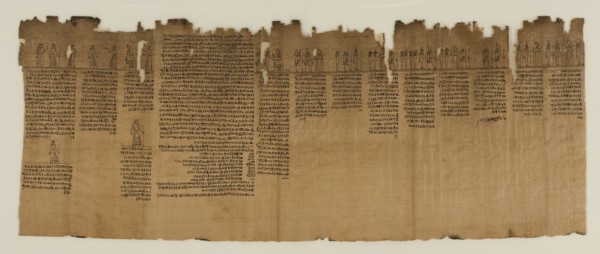 Egyptian, The Book of the Dead of Nes-Min, Section 6, between 4th and 3rd century BCE, Ink on