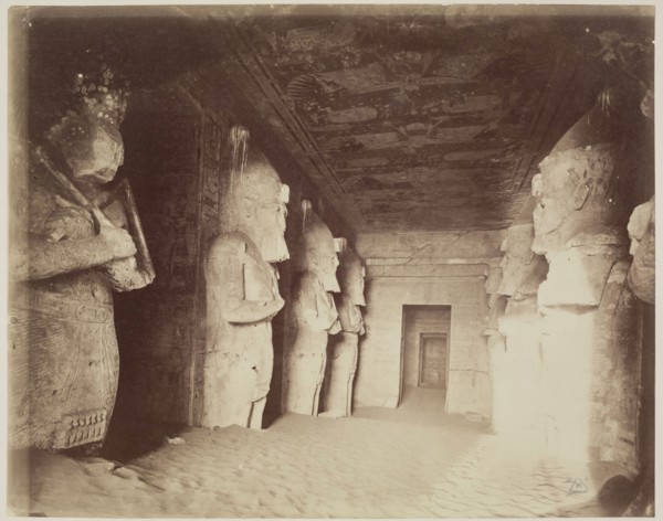 Anonymous Artist, Great Hall of the Interior of the Great Temple of Ramesses II at Abu Simbel, ca.