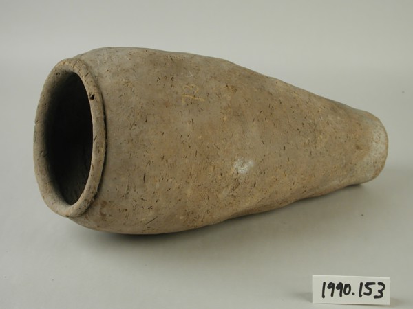 Egyptian, Tall Jar, between 3500 and 3100 BCE, Terracotta, Overall: 11 3/8 × 5 3/4 inches (28.9 ×