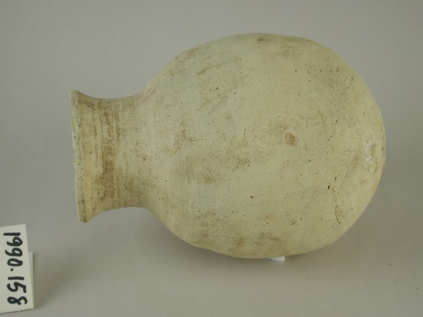 Egyptian, Bag-shaped Pot, between 2040 and 1640 BCE, Terracotta, Overall: 6 3/4 × 5 inches (17.1 ×