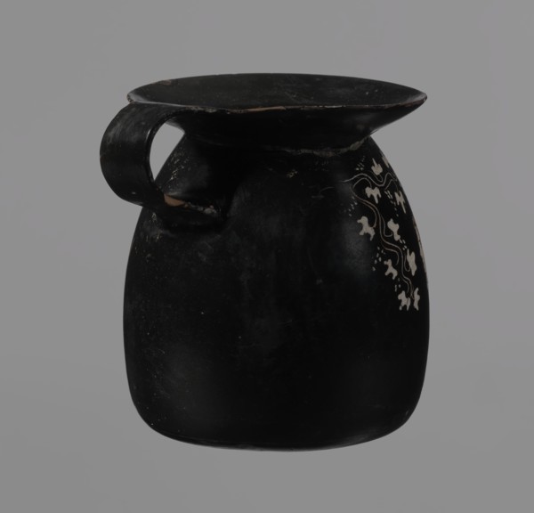 Gnathia-style mug, antique vessel, mug; Gnathia style Southern Italy, Apulia; 4th–3rd century BC.