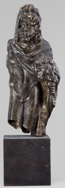 Figurine of Sylvanus in goat skin, with a pine wreath and a pine branch in his hand, figurine from