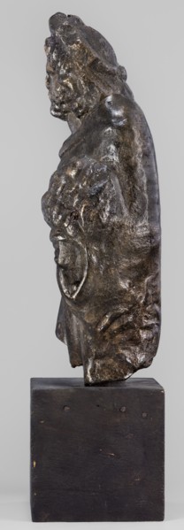 Figurine of Sylvanus in goat skin, with a pine wreath and a pine branch in his hand;, figurine from
