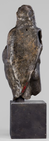 Figurine of Sylvanus in goat skin, with a pine wreath and a pine branch in his hand, figurines from