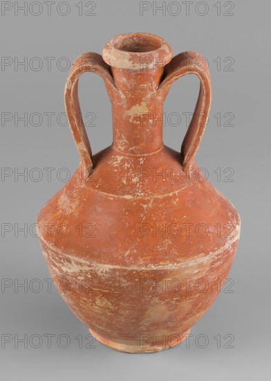 Amphora, unknown Roman workshop, Roman pottery, 1st–2nd century, Rome, Gaul France; vessel amphora;