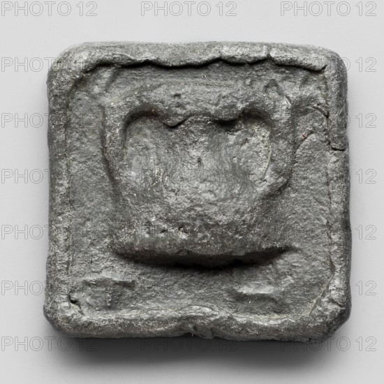 Lead weight, repossession Frombork; Warmian-Masurian Voivodeship, Greek letters in the corners