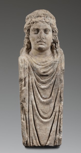Double herm with heads of Apollo, unknown Roman workshop; herms; Apollo myth.; Roman sculpture,