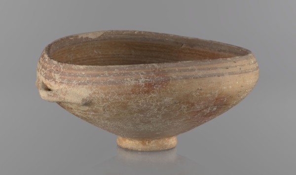 Bowl, excavations at Nea Paphos Cyprus - equivalent, vessels, Cypriot pottery, Bronze Age ceramics,