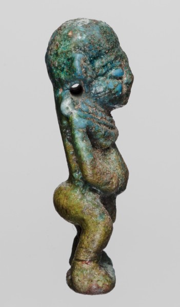 Amulet - Ptah the Dwarf Pataikos, Ptah the Dwarf myth., Egyptian deities, protective amulet,
