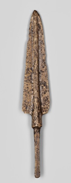 Javelin head, unknown Near Eastern workshop; Luristan bronzes, militaria, ranged weapon; Flat