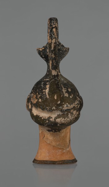 Oinochoe in the shape of a woman's head, repossession Bytom, Greece, oinochoe, head iconography,