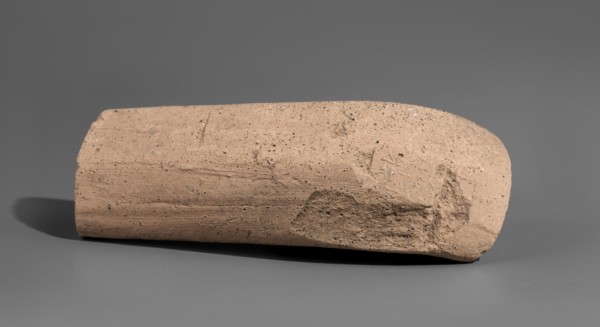 Fragment of a stamped amphora vice, Agathon II ca. 250–205 BC. Fragment of a Sinopean amphora vice