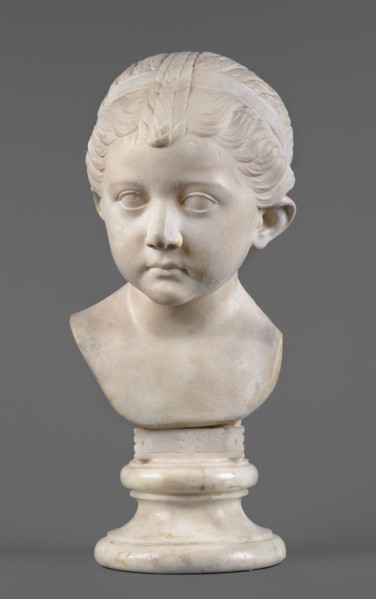 Portrait of a princess from the Julio-Claudian dynasty Julia?, unknown Roman workshop. The bust