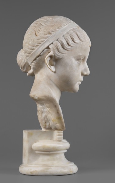 Portrait of a princess from the Julio-Claudian dynasty Julia?, unknown Roman workshop. The bust