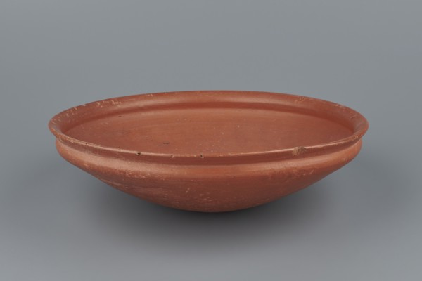 Medum-type bowl, Egyptian pottery, Medum-type bowls. Clay vessel with hemispherical shape narrowing