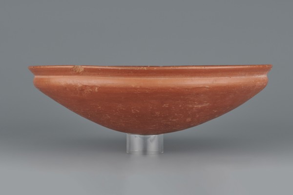 Medum-type bowl, Egyptian pottery, Medum-type bowl, clay vessel with hemispherical shape narrowing