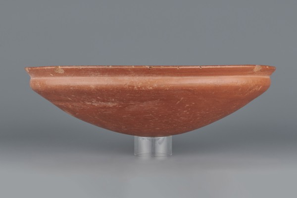 Medum-type bowl, Egyptian pottery, Medum-type bowl, clay vessel. Bowl with a hemispherical shape,