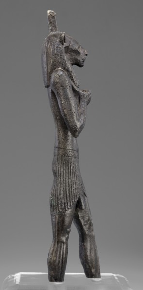 Figurine of the god Mahes, Mahes myth., Egyptian deities, Egyptian art, Egyptian sculpture.