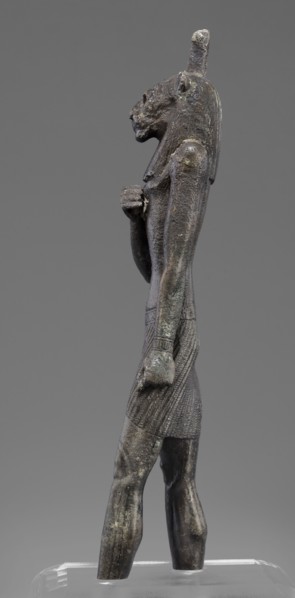 Figurine of the god Mahes, Mahes myth., Egyptian deities, Egyptian art, Egyptian sculpture.
