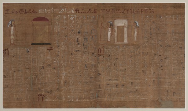 Bakai's Book of the Dead, unknown author; Bakai ca. 1550–1295 BC. Scene: Bakai standing in front of