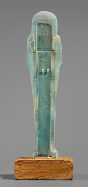 Udja-hera shabti, Udja-hera ca. 380–343 BC. Mummy-shaped funerary figurine shabti, Late Period,