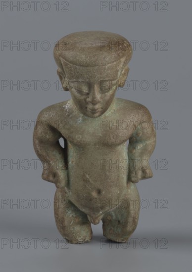 Amulet - Ptah-dwarf Pataikos, maker, subject: Ptah-dwarf mythology. Figurine of a naked dwarf man