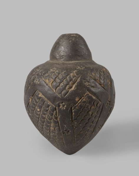 Spheroconic vessel, deposit provenance unspecified, Polish-French excavations in Edfu Egypt,