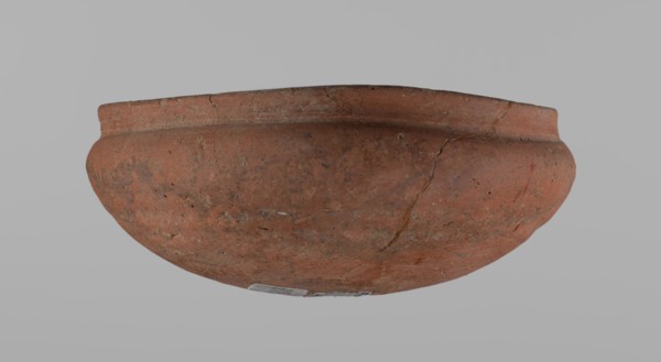 Medum-type bowl, ceramics; Egyptian pottery; clay vessel. Bowl with a hemispherical shape: walls