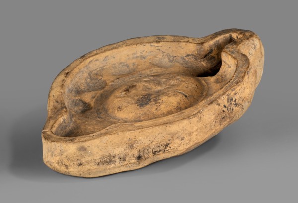 Lamp production mold, oil lamp ceramic mold, Roman lamps, material culture, 1st–2nd century, Roman