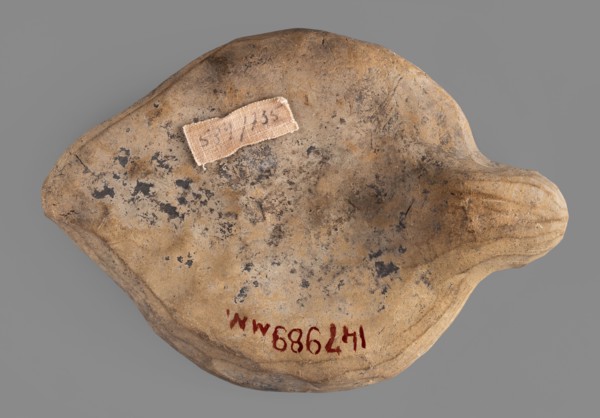Lamp production mold, oil lamp ceramic mold, Roman, 1st–2nd century CE Roman Empire, 27 BC–476,