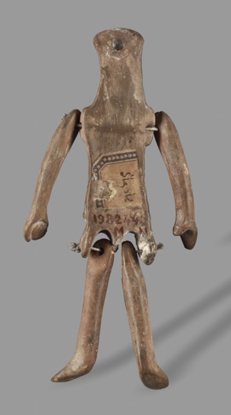 Doll with movable limbs, unknown Corinthian workshop author ?, restitution provenance, toys, dolls,