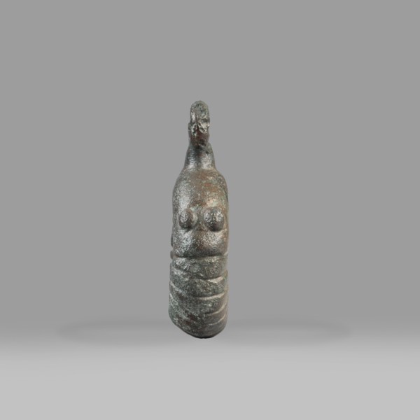 Decorative pendant from a horse harness, unknown Near Eastern workshop. The pendant is in the form