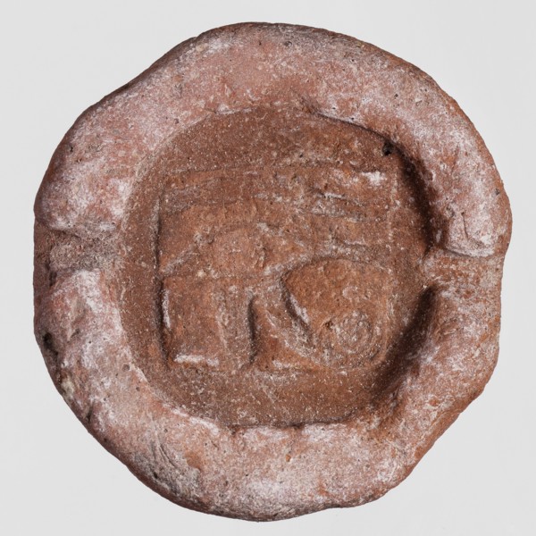 Amulet mold - udjat eye, udjat eye iconography, amulets, castings, 664–332 BC; Late Period, Egypt,