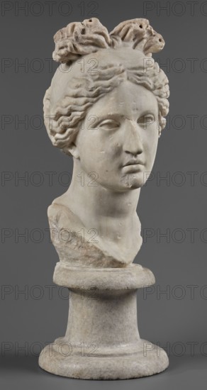 Head of the goddess Aphrodite, Roman workshop, Roman sculpture, portraits, early 1st century 1st