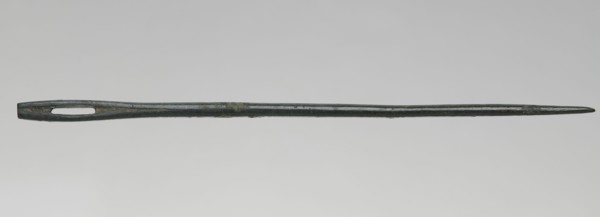 Needle, maker, creator/author entries note Madeyski, Antoni 1862–1939; tool; weight 10 g; height 14