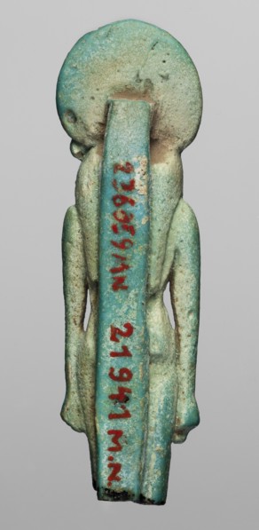 Amulet — figurine of a lion-headed goddess Sachmet?, Figurine of the goddess Sachmet with a lion's