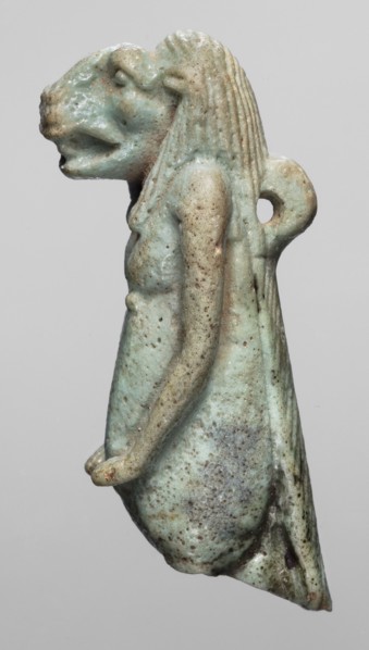 Amulet - Toeris, repossession Radom, Toeris myth., Egyptian deities, hippopotamuses, Egyptian