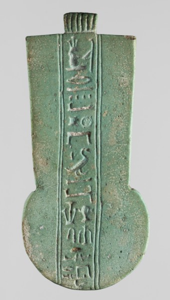 Amulet - weight of the menit necklace of the priest Achpet, menit, Achpet ca. 664–404 BC,